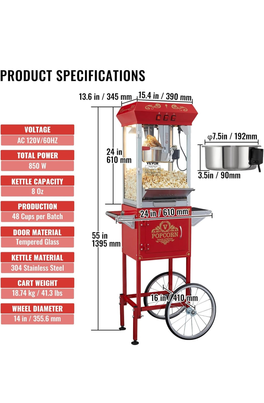 Popcorn Machine Rental
